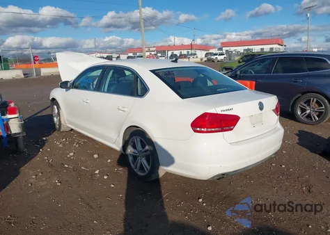 2013 Volkswagen Passat 3.6L V6 Se from USA, damaged, VIN 1VWBM7A34DC061237